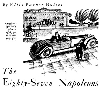 Napoleon Cutie was being cast in Hollywood. There were eighty-seven of us. The eleventh floor of the hotel was reserved entirely for the Napoleons.